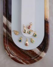 Load image into Gallery viewer, Petite Phoenix Flame Pendant - 18k Light Green Montana Sapphire