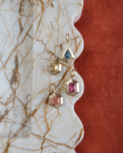Load image into Gallery viewer, Petite Phoenix Flame Pendant - 14k Nigerian Pink Tourmaline