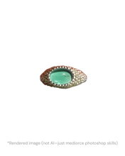 Load image into Gallery viewer, Mycenaean Pebble Signet—Afghan Seafoam Tourmaline