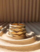 Load image into Gallery viewer, Phoenician Faceted Eternity Ring