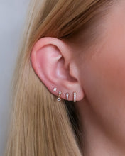 Load image into Gallery viewer, Diamond Trio Drop Studs

