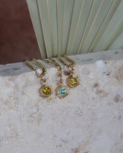 Load image into Gallery viewer, Petite Phoenix Flame Pendant - 4mm Malawi Yellow Tourmaline

