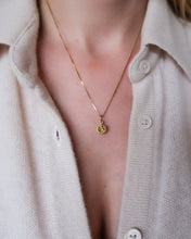 Load image into Gallery viewer, Petite Phoenix Flame Pendant - 4mm Malawi Yellow Tourmaline
