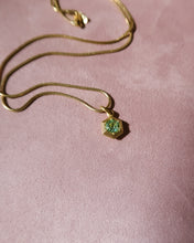Load image into Gallery viewer, 18k Phoenix Flame Necklace - 0.50ct Hexagonal Mint Beryl
