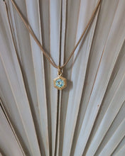 Load image into Gallery viewer, 18k Phoenix Flame Necklace - 0.50ct Hexagonal Mint Beryl
