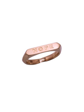 Load image into Gallery viewer, NOPE Pinky Ring
