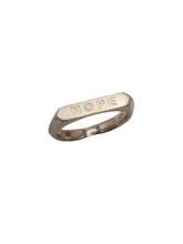 Load image into Gallery viewer, NOPE Pinky Ring

