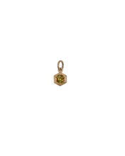 Load image into Gallery viewer, Petite Phoenix Flame Pendant - 4mm Malawi Yellow Tourmaline
