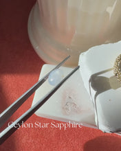 Load and play video in Gallery viewer, Mycenaean Pebble Signet—Ceylon Grey Star Sapphire
