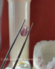 Load and play video in Gallery viewer, Mycenaean Pebble Signet—California Pink Tourmaline

