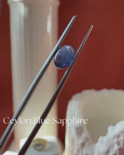 Load and play video in Gallery viewer, Mycenaean Pebble Signet—Ceylon Blue Sapphire
