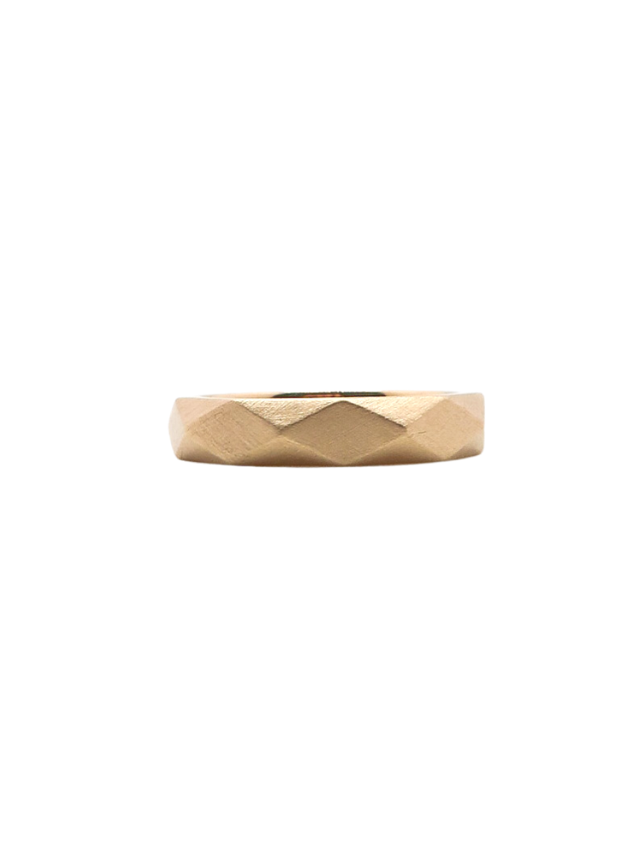 Phoenician Faceted Eternity Ring - 4mm
