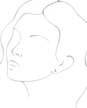 Load image into Gallery viewer, Baguette Bezel Studs
