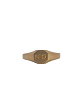 Load image into Gallery viewer, &quot;NO&quot; Pinky Ring
