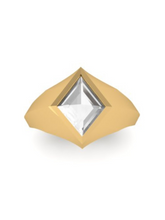 Load image into Gallery viewer, Artemis Signet Ring - 1.14ct Opalescent Diamond
