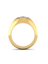 Load image into Gallery viewer, Artemis Signet Ring - 0.61ct Teal Sapphire
