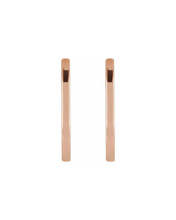 Load image into Gallery viewer, Elongated Oval Hoops
