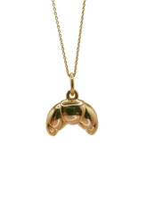 Load image into Gallery viewer, Golden Croissant Necklace
