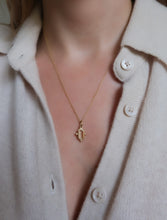 Load image into Gallery viewer, The Fates Necklace - 0.64ct Portrait Cut Yellow Sapphire
