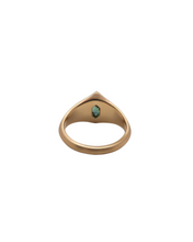 Load image into Gallery viewer, Artemis Signet Ring - 1.03ct Teal Sapphire

