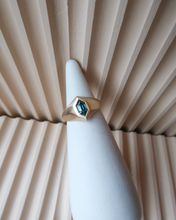 Load image into Gallery viewer, Artemis Signet Ring - 1.03ct Teal Sapphire
